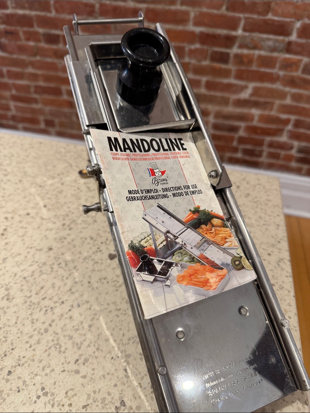 Bron Coucke professional mandoline
- Stainless Steel